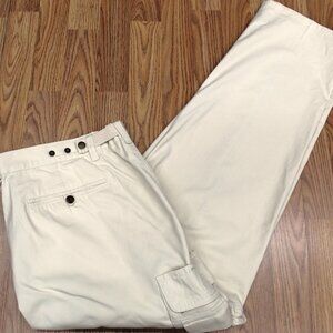 40x32 ORVIS CARGO-UTILITY REGULAR FIT PANTS 100% COTTON LIGHT KHAKI Sz 40W x 32L